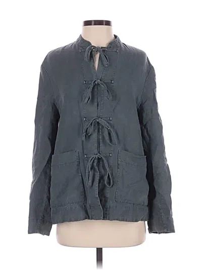 Pre-owned Zara Kimono In Gray