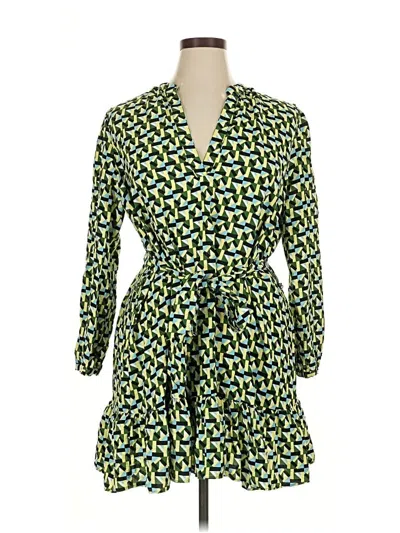 Pre-owned Zara Kimono In Green