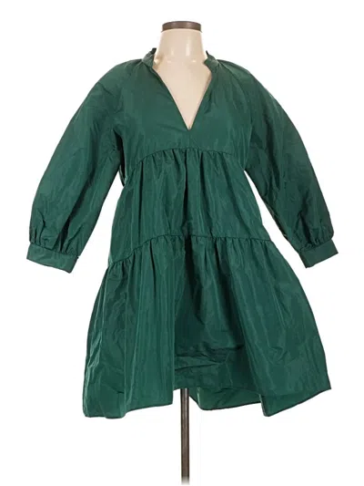 Pre-owned Zara Kimono In Green