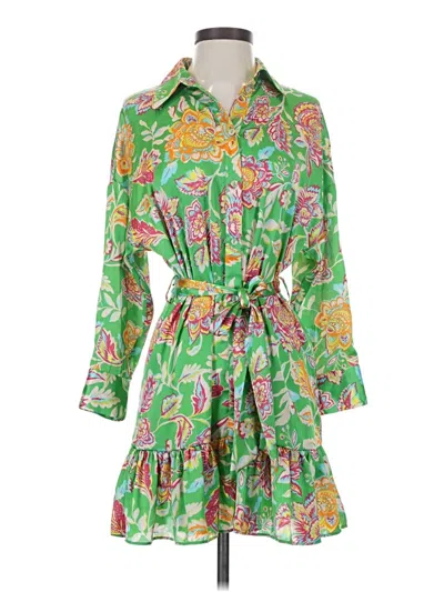 Pre-owned Zara Kimono In Green