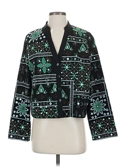 Pre-owned Zara Kimono In Green