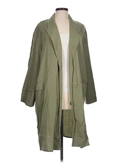Pre-owned Zara Kimono In Green