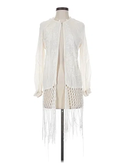 Pre-owned Zara Kimono In Ivory