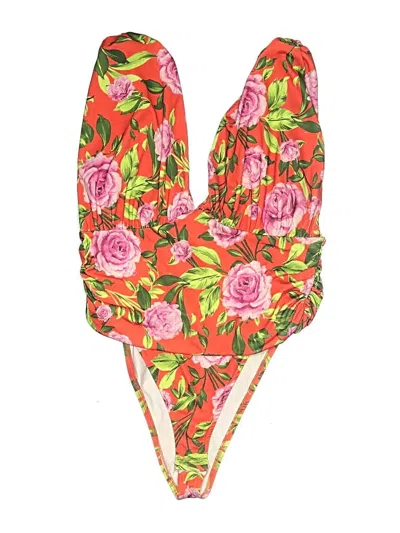 Pre-owned Zara Kimono In Orange