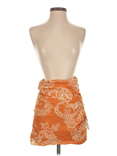 Pre-owned Zara Kimono In Orange
