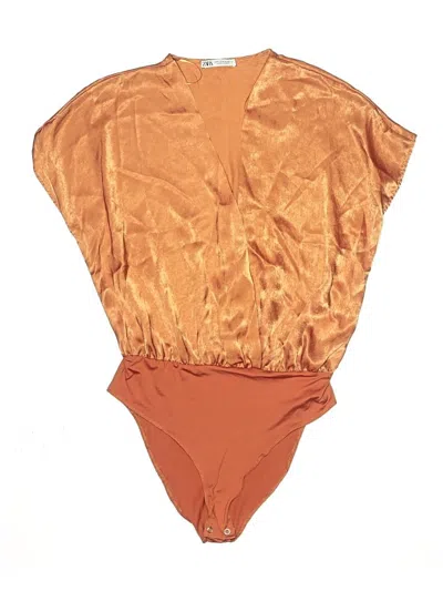Pre-owned Zara Kimono In Orange