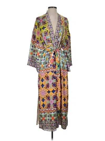 Pre-owned Zara Kimono In Orange