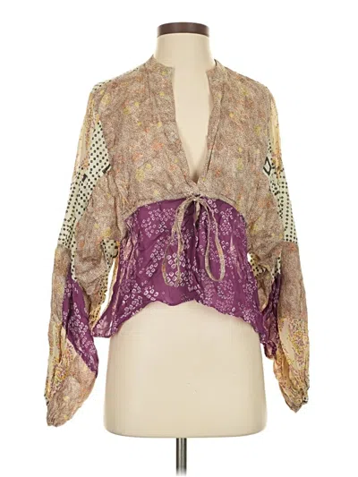 Pre-owned Zara Kimono In Purple
