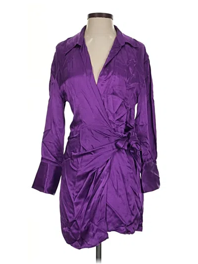Pre-owned Zara Kimono In Purple