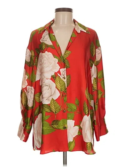 Pre-owned Zara Kimono In Red