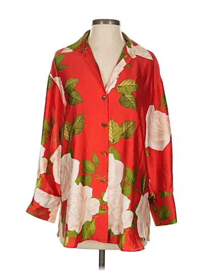Pre-owned Zara Kimono In Red