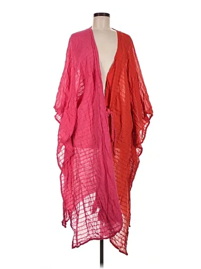 Pre-owned Zara Kimono In Red