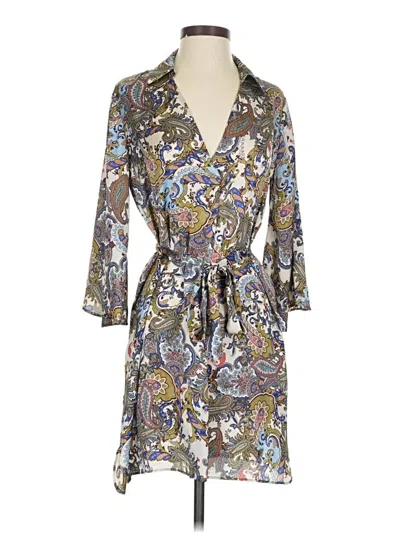 Pre-owned Zara Kimono In Silver