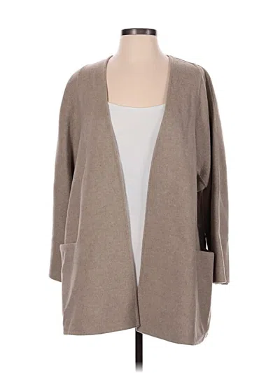 Pre-owned Zara Kimono In Tan