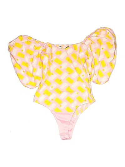 Pre-owned Zara Kimono In Yellow