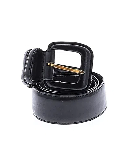 Pre-owned Zara Leather Belt In Black