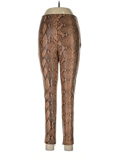 Pre-owned Zara Leggings In Brown