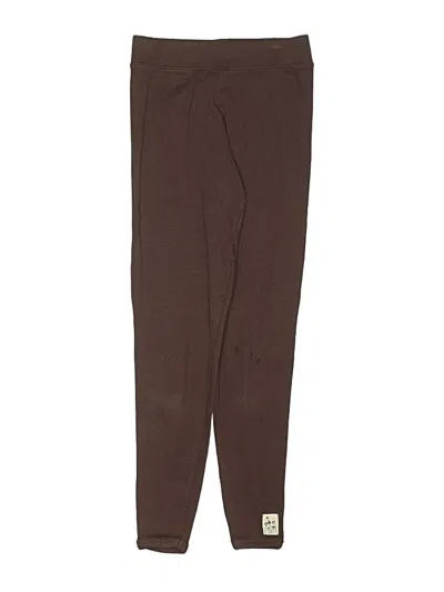 Pre-owned Zara Kids' Leggings In Burgundy