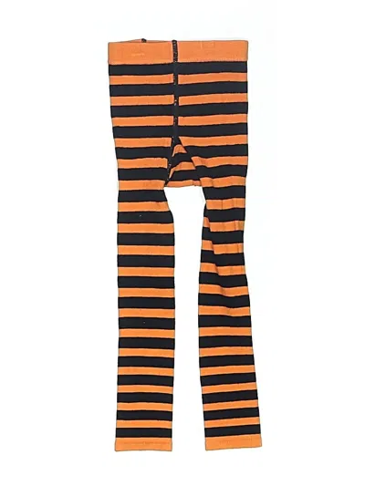 Pre-owned Zara Kids' Leggings In Orange
