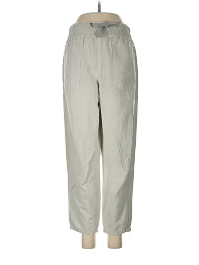 Pre-owned Zara Linen Pants In Gray