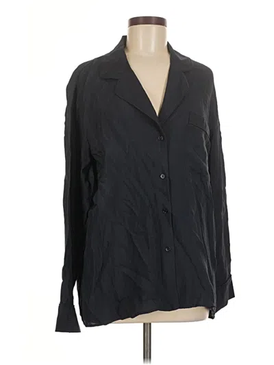 Zara Long Sleeve Blouse In Black