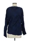 Zara Long Sleeve Blouse In Blue