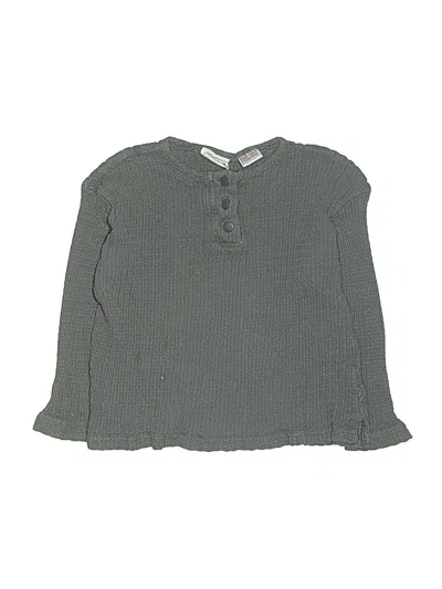 Pre-owned Zara Kids' Long Sleeve Blouse In Gray