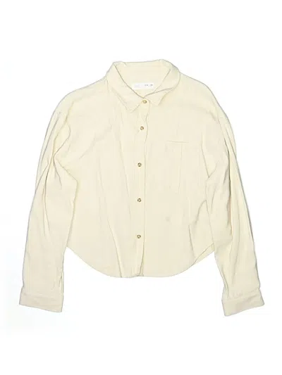 Pre-owned Zara Kids' Long Sleeve Blouse In Ivory