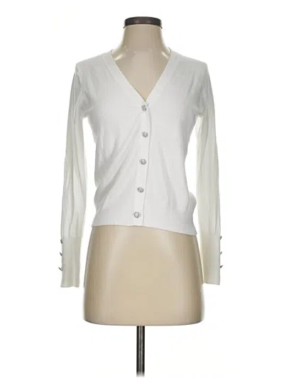 Pre-owned Zara Long Sleeve Blouse In Ivory