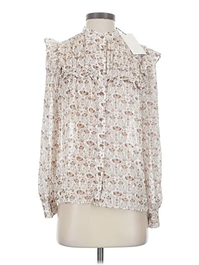 Zara Long Sleeve Blouse In Multi