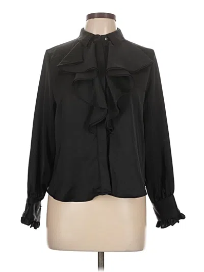 Zara Long Sleeve Blouse In Multi