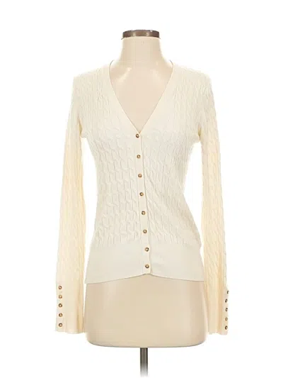 Pre-owned Zara Long Sleeve Blouse In White