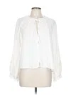 Zara Long Sleeve Blouse In White