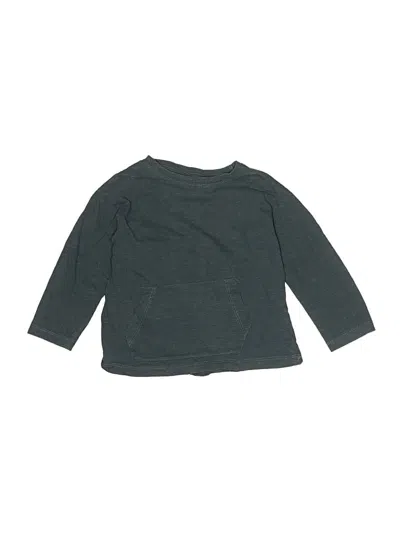 Pre-owned Zara Kids' Long Sleeve Henley Shirt In Gray