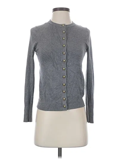 Pre-owned Zara Long Sleeve Henley Shirt In Gray