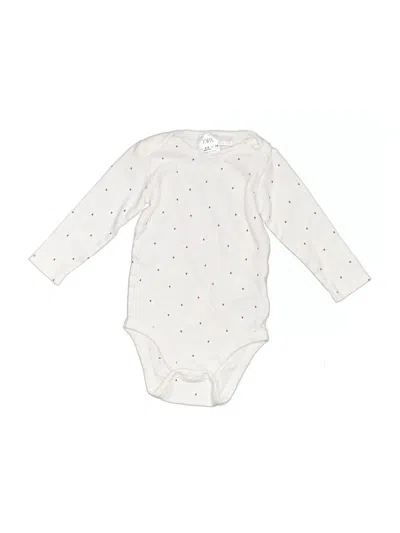 Pre-owned Zara Babies' Long Sleeve Onesie In Ivory