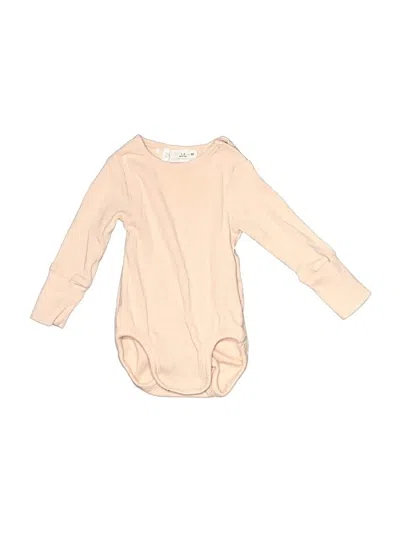 Pre-owned Zara Babies' Long Sleeve Onesie In Tan