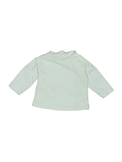 Pre-owned Zara Babies' Long Sleeve Polo In Green