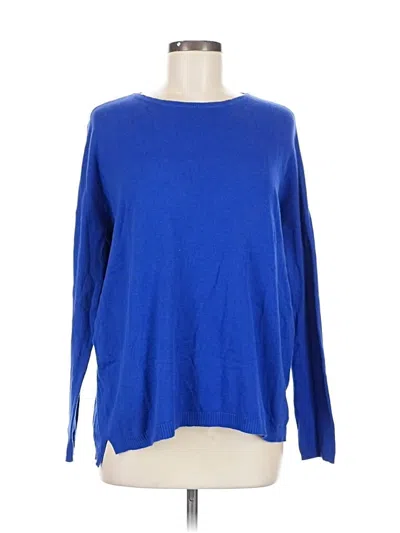 Pre-owned Zara Long Sleeve T-shirt In Blue