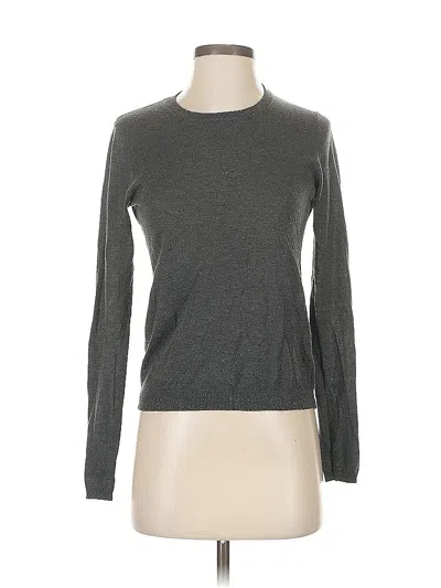 Pre-owned Zara Long Sleeve T-shirt In Gray