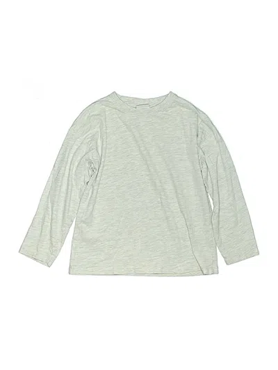 Pre-owned Zara Kids' Long Sleeve T-shirt In Gray