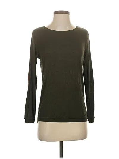 Pre-owned Zara Long Sleeve T-shirt In Green