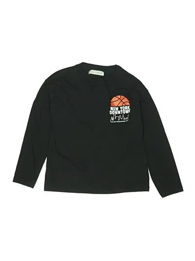 Pre-owned Zara Kids' Long Sleeve Top Black Tops