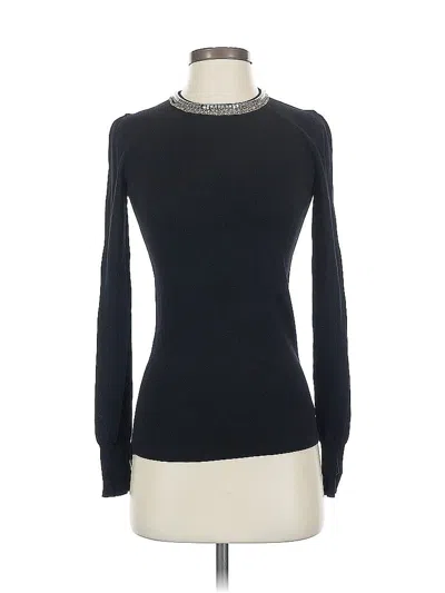 Pre-owned Zara Long Sleeve Top Black Turtleneck Tops