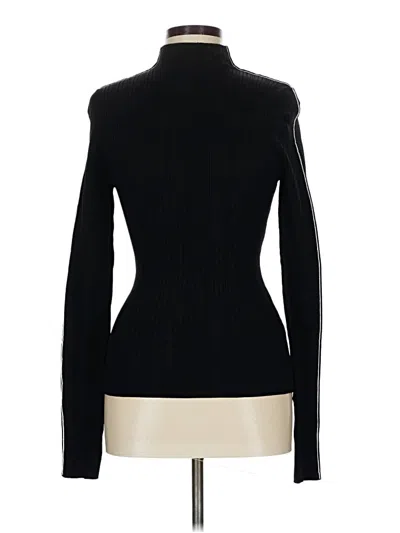 Pre-owned Zara Long Sleeve Top Black Turtleneck Tops