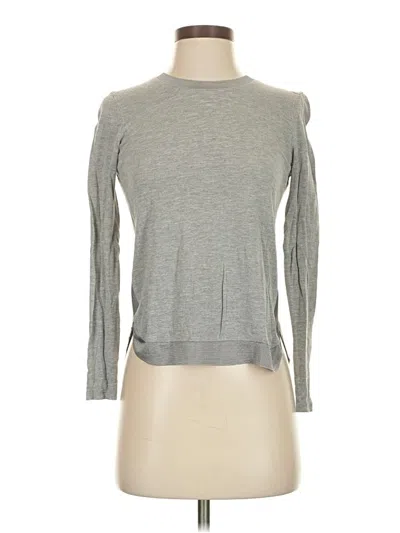 Pre-owned Zara Long Sleeve Top Gray Turtleneck Tops