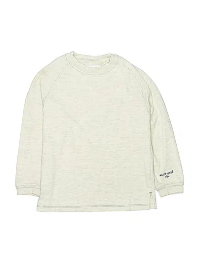 Pre-owned Zara Kids' Long Sleeve Top Green Tops