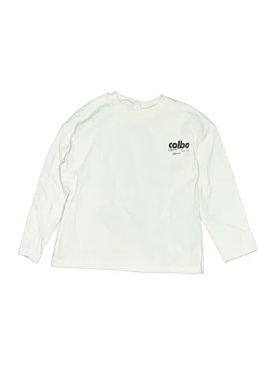Pre-owned Zara Kids' Long Sleeve Top Ivory Tops