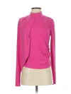 Zara Long Sleeve Top Pink Turtleneck Tops In Pink