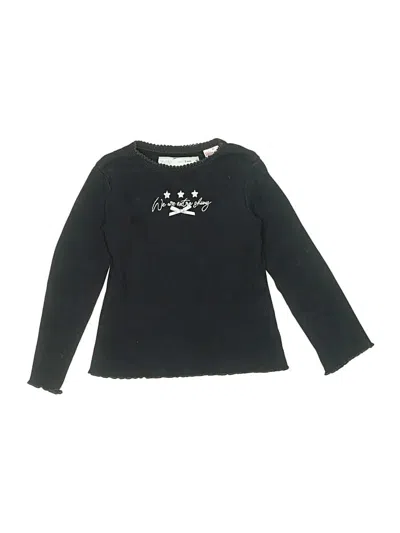 Pre-owned Zara Kids' Long Sleeve T-shirt In Black